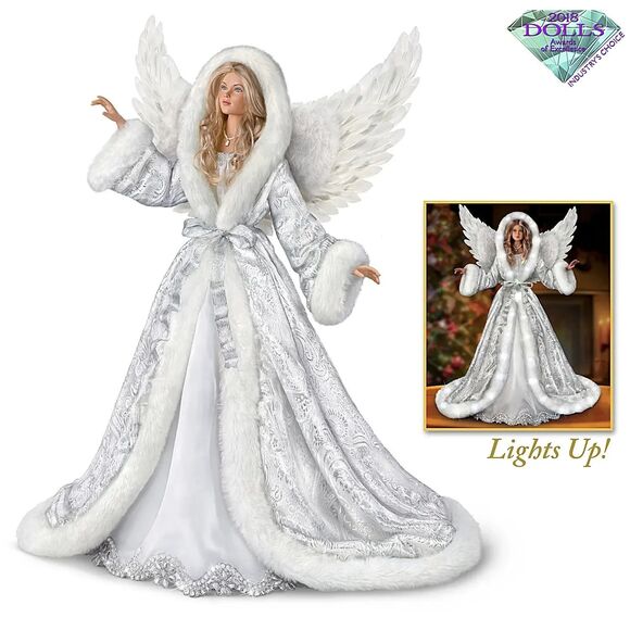 Ashton Drake Illuminated "Silent Night" Poseable Musical Angel Doll Christmas - Picture 1 of 8